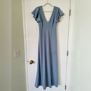 Birdy Grey Dusty Blue Bridesmaid or Wedding Guest Dress Size Small / 2-4